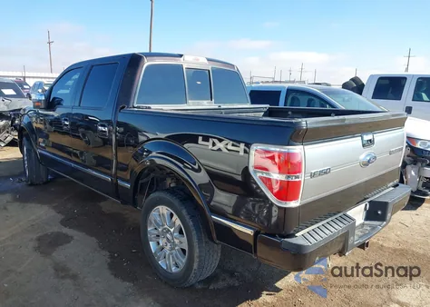 2013 Ford F-150 Platinum из США, поврежденный, VIN 1FTFW1ET4DFC94720